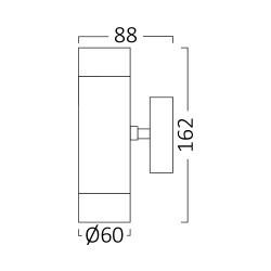 BRY-RITA-S-WL.2-NCK-2xGU10-IP44-WALL LIGHT - 6