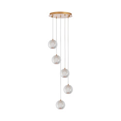 BRY-S001R-5H-5xG9-GLD-PENDANT LIGHT - 3