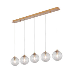 BRY-S002S-5H-5xG9-GLD-PENDANT LIGHT - 1