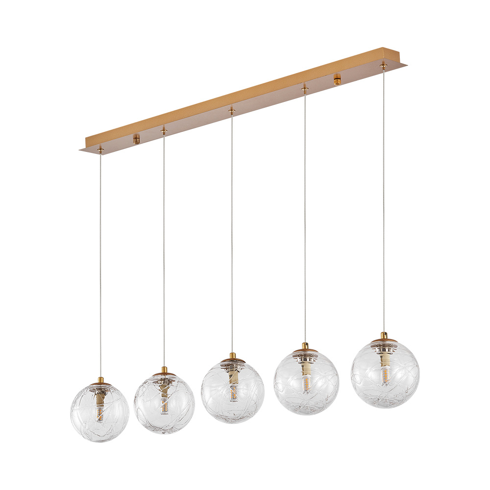 BRY-S002S-5H-5xG9-GLD-PENDANT LIGHT - 3