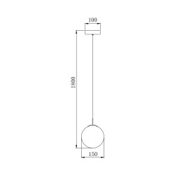 BRY-S003R-1H-1xG9-SMK-PENDANT LIGHT - 4