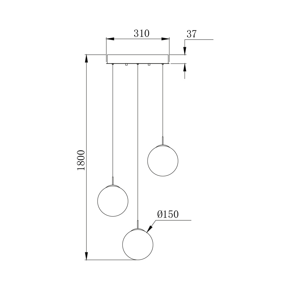 BRY-S003R-3H-3xG9-AMB-PENDANT LIGHT - 4