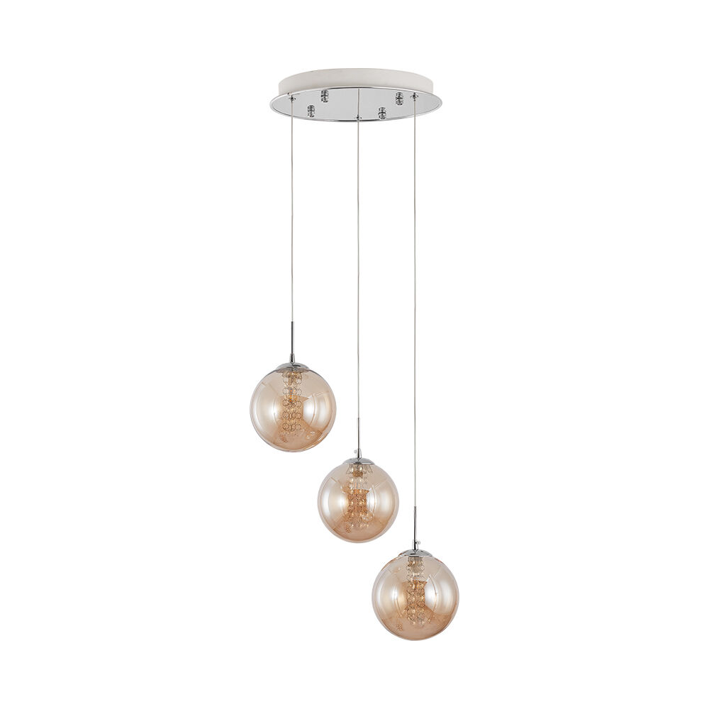 BRY-S003R-3H-3xG9-AMB-PENDANT LIGHT - 3