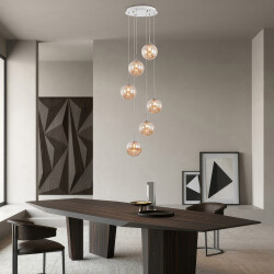 BRY-S003R-6H-6xG9-AMB-PENDANT LIGHT - 2