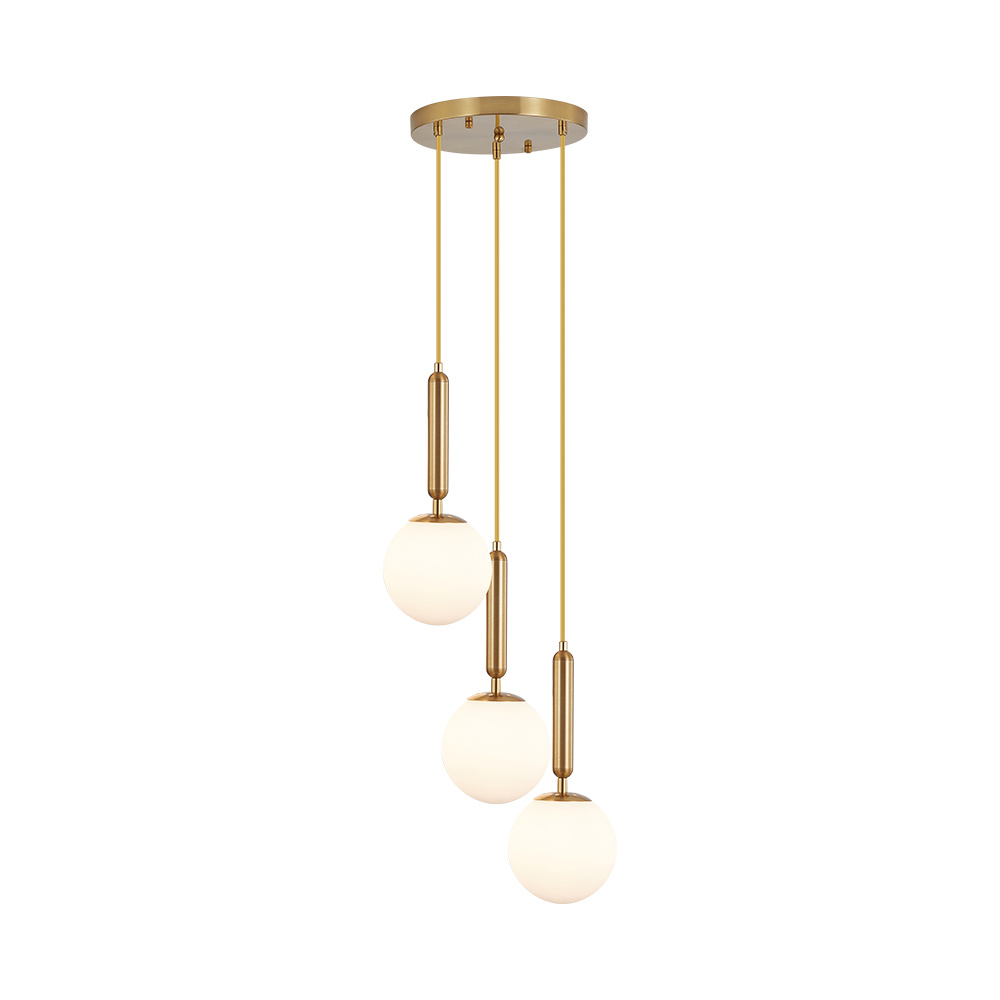 BRY-S006R-3H-3xG9-OPL-GLD-PENDANT LIGHT - 1