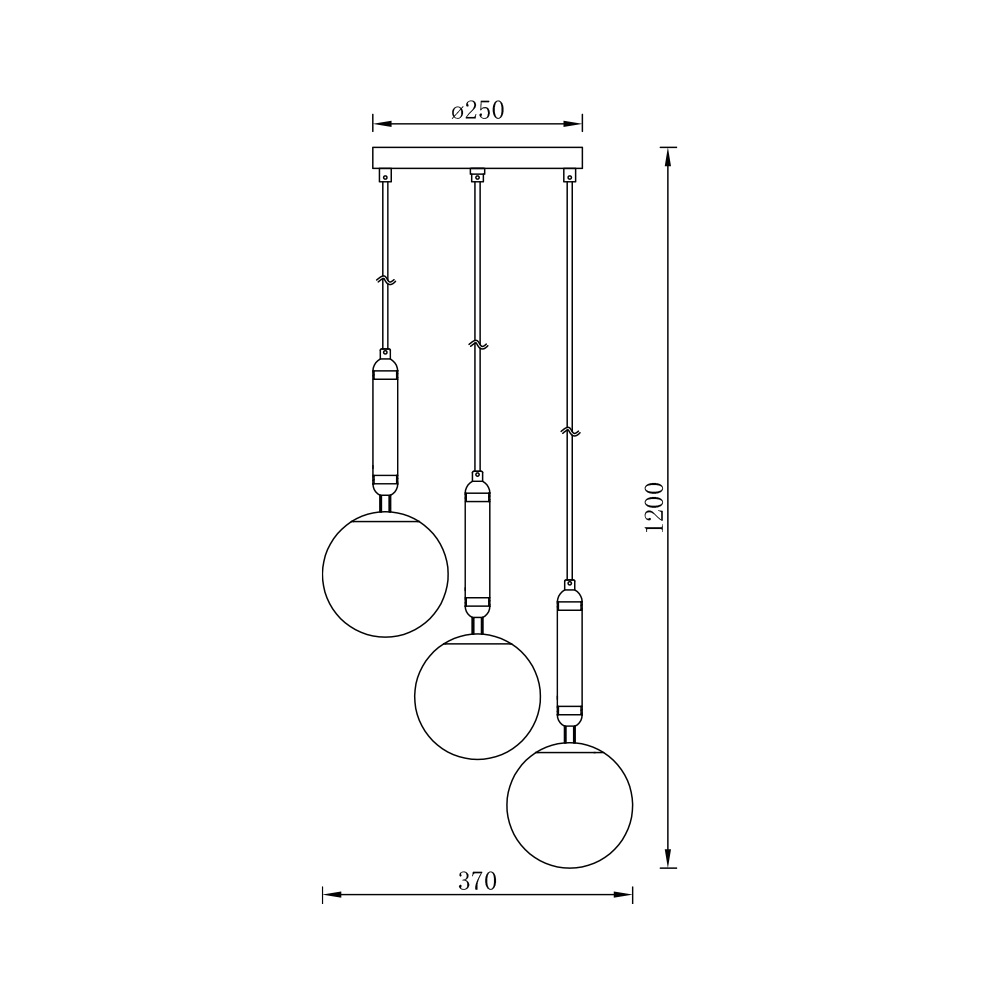 BRY-S006R-3H-3xG9-OPL-GLD-PENDANT LIGHT - 4