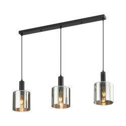 BRY-S007S-3H-3xE27-SMK-PENDANT LIGHT - 1