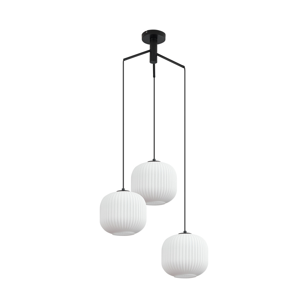 BRY-S009R-3H-3xE27-OPL-BLC-PENDANT LIGHT - 3