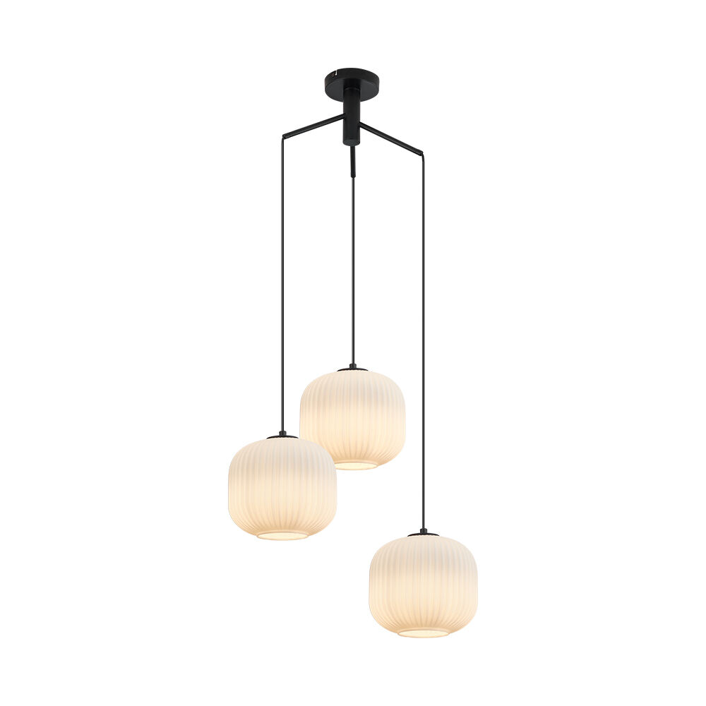 BRY-S009R-3H-3xE27-OPL-BLC-PENDANT LIGHT - 1