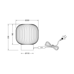 BRY-S009T-1H-1xE27-OPL-BLC-TABLE LAMP - 4