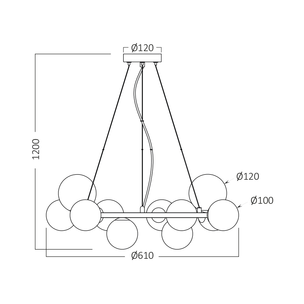 BRY-S011R-11H-11xG9-AMB-PENDANT LIGHT - 4