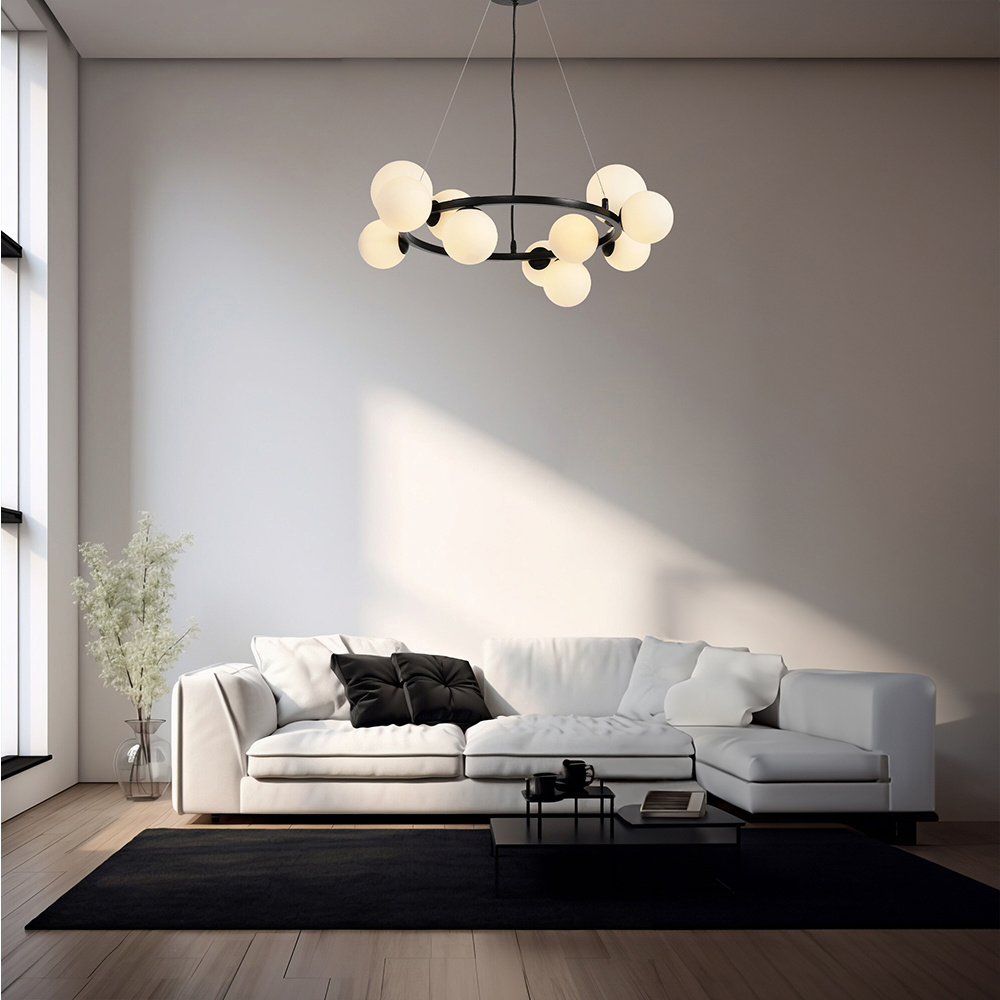 BRY-S011R-11H-11xG9-MLK-PENDANT LIGHT - 2