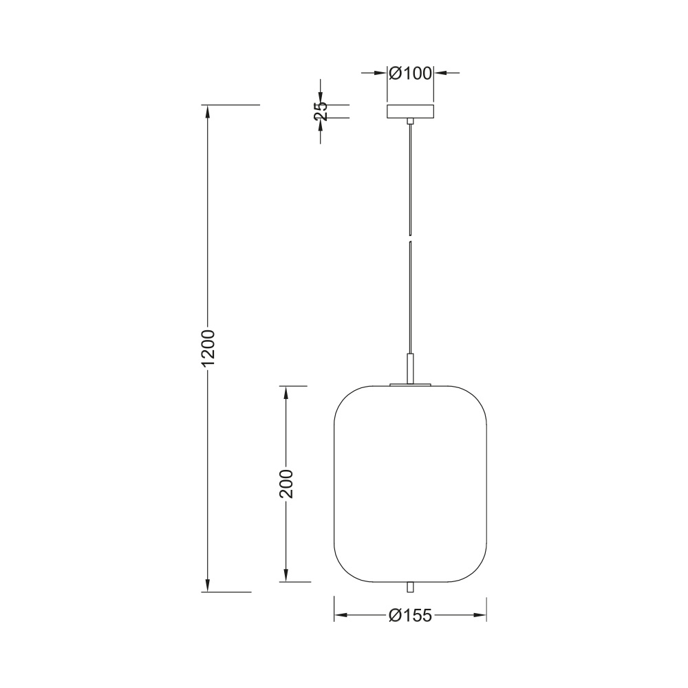 BRY-S011R-1H-1xE14-OPL-BLC-PENDANT LIGHT - 4