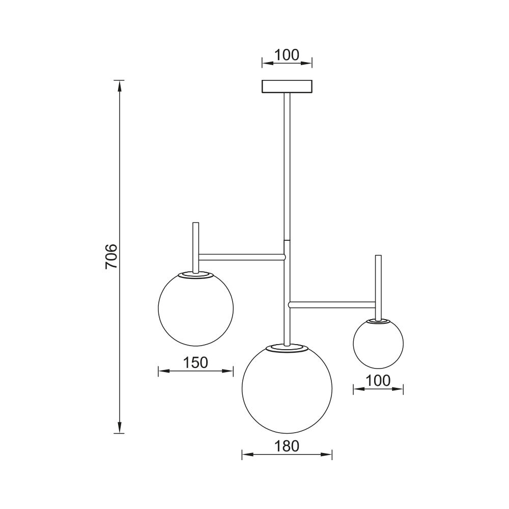 BRY-S012C-3H-3xG9-OPL-BLC-PENDANT LIGHT - 4