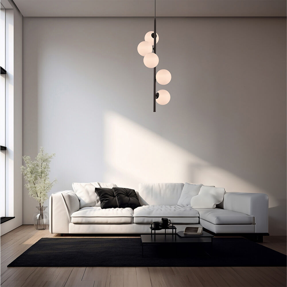 BRY-S014R-1H-5xG9-MLK-PENDANT LIGHT - 2