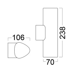 BRY-SIRIUS-WL.2-10W-3000K-IP54-WALL LIGHT - 6