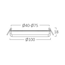 BRY-SMD-ADR-10W-RND-ADJ-WHT-3IN1-LED PANEL - 6