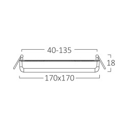 BRY-SMD-ADR-24W-SQR-ADJ-WHT-3 IN 1-LED PANEL - 5