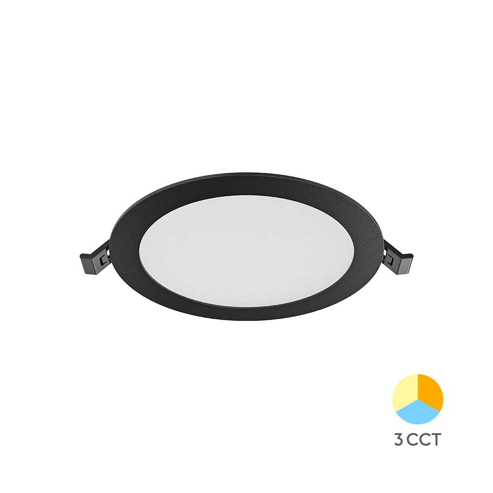 BRY-SMD-CRD-12W-6INC-BLC-3IN1-LED PANEL - 1