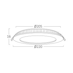 BRY-SMD-CRD-18W-8INC-BLC-3IN1-LED PANEL - 6