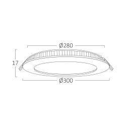 BRY-SMD-CRD-24W-10INC-BLC-3IN1- LED PANEL LIGHT - 6