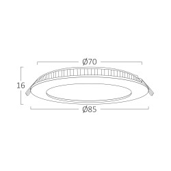 BRY-SMD-CRD-3W-3INC-BLC-3IN1-LED PANEL LIGHT - 7