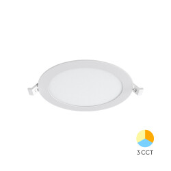 BRY-SMD-CRP-12W-RND-6INC-WHT-3IN1-LED PANEL - 1