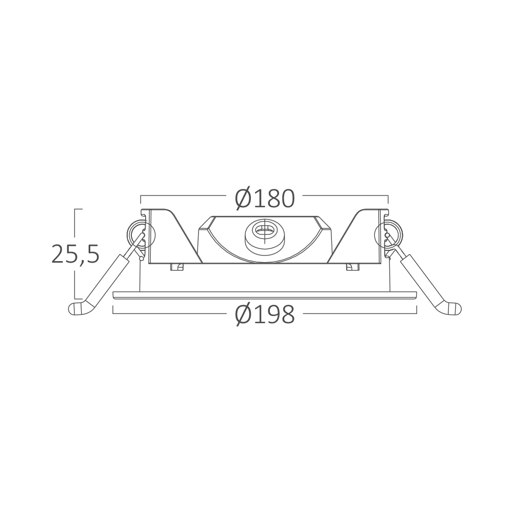 BRY-SMD-CRP-15W-RND-7INC-WHT-3IN1-LED PANEL - 7