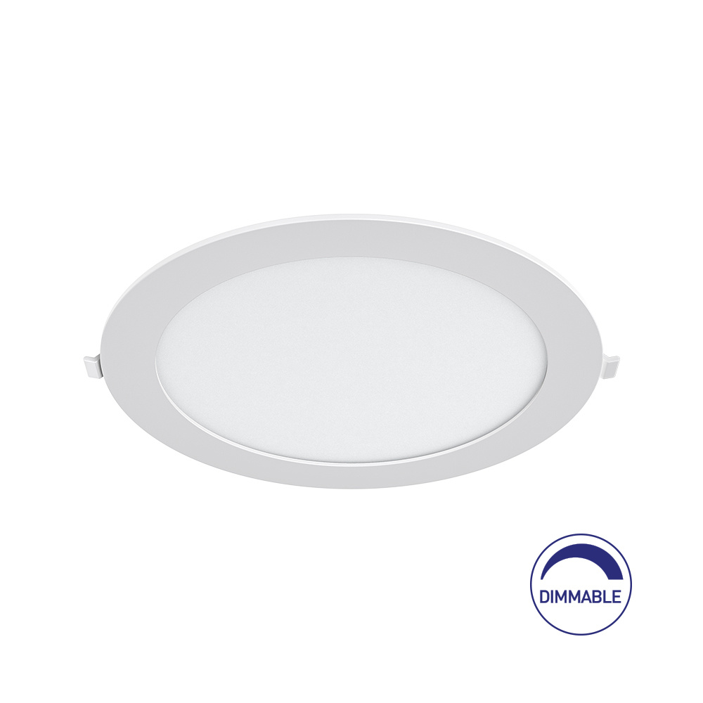 BRY-SMD-CRP-18W-RND-DIM-8INC-WHT-3000K-LED PANEL - 1