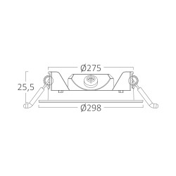 BRY-SMD-CRP-24W-RND-10INC-WHT-3000K-LED PANEL - 8