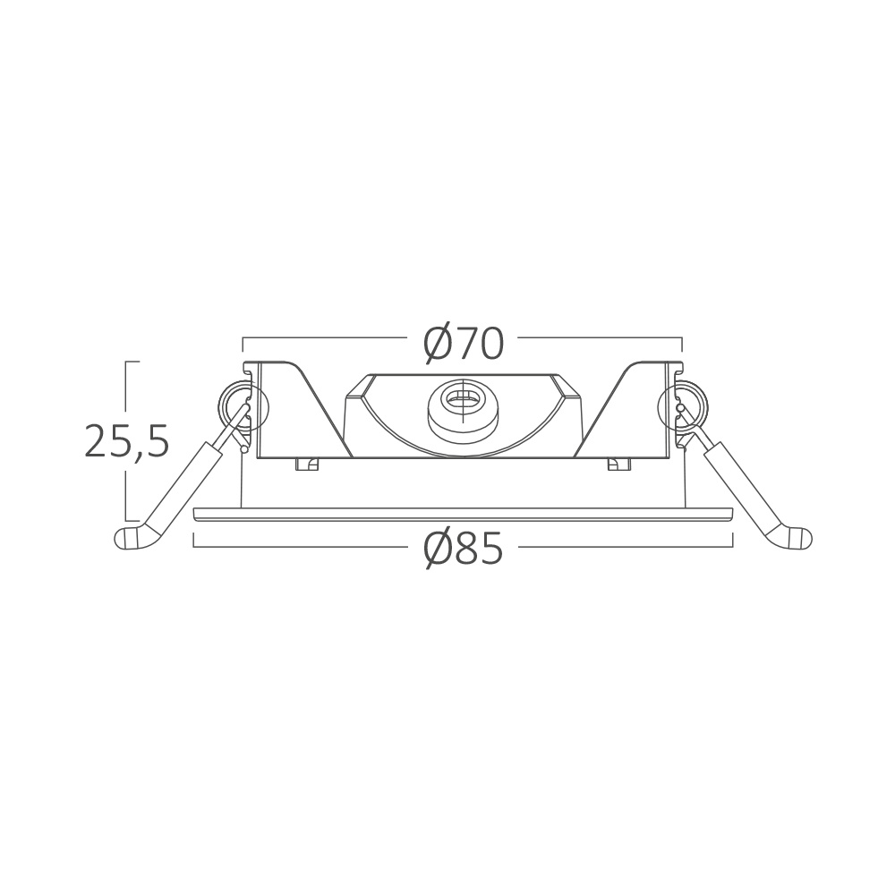 BRY-SMD-CRP-3W-RND-3INC-WHT-4000K-LED PANEL - 8