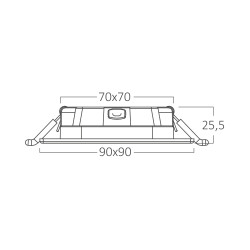 BRY-SMD-CSP-3W-SQR-3INC-BLC-3IN1-LED PANEL - 7