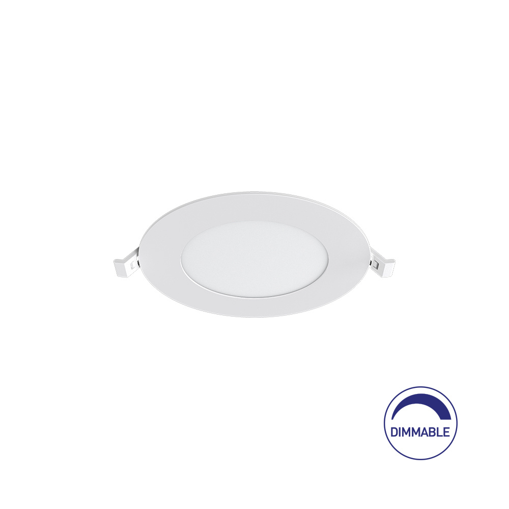 BRY-SMD-CRP-6W-RND-DIM-4INC-WHT-3000K-LED PANEL - 1