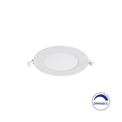 BRY-SMD-CRP-6W-RND-DIM-4INC-WHT-4000K-LED PANEL - 1