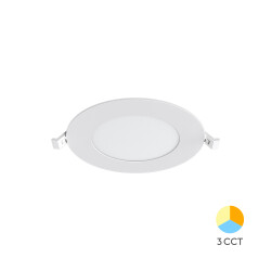 BRY-SMD-CRP-9W-RND-4INC-WHT-3IN1-LED PANEL - 1