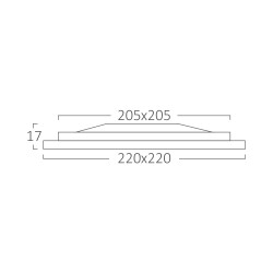 BRY-SMD-CSD-18W-8INC-BLC-3IN1-LED PANEL LIGHT - 5