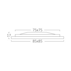 BRY-SMD-CSD-3W-3INC-WHT-6500K-LED PANEL - 6