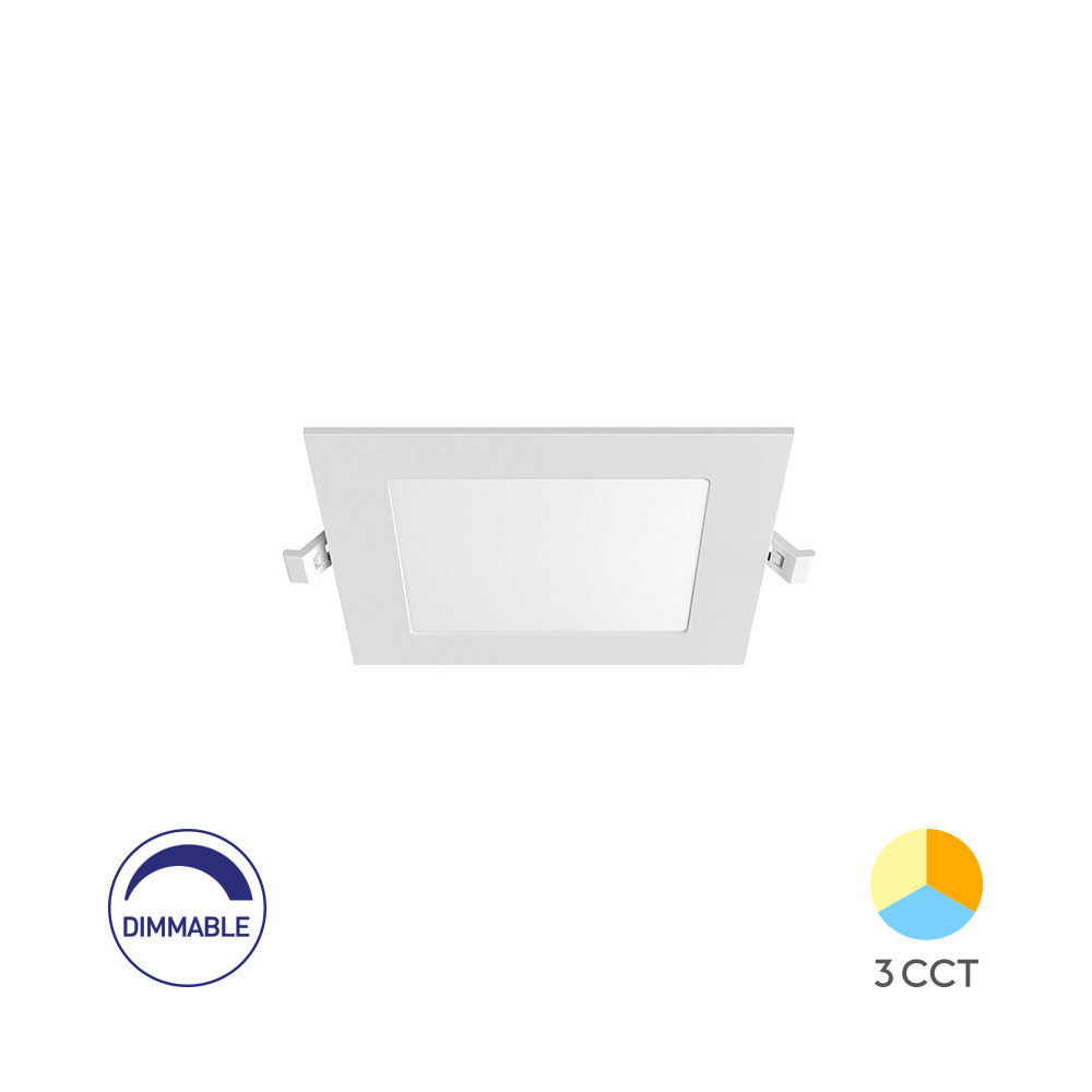 BRY-SMD-CSP-4W-SQR-DIM-3INC-WHT-3IN1-LED PANEL - 1