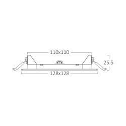 BRY-SMD-CSP-6W-SQR-4INC-WHT-3000K-LED PANEL - 8