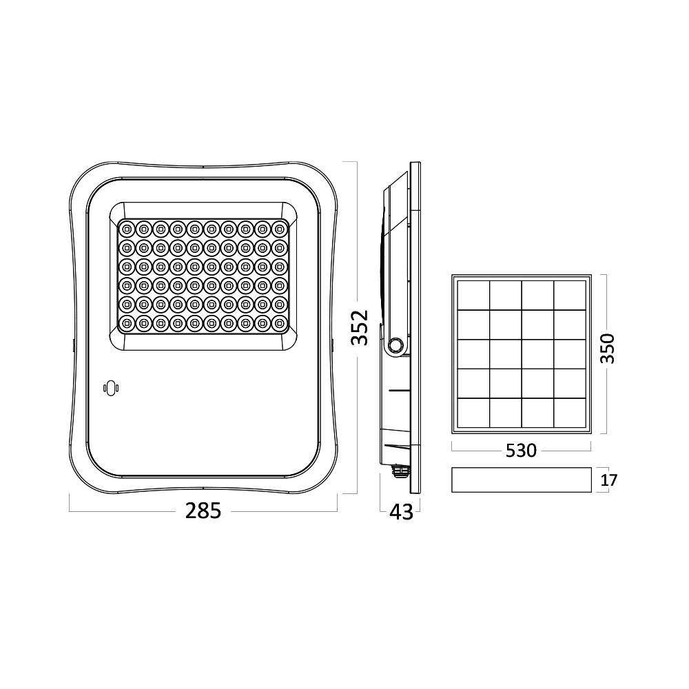 BRY-SOLAR FL-15W-6500K-RMT-IP65-SOLAR FLOODLIGHT - 5