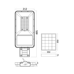 BRY-SOLAR-ST02-50W-6500K-SNS-IP65-SOLAR STREET LIG - 5