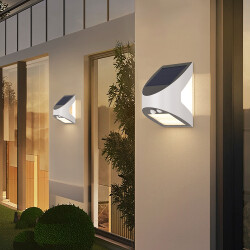 BRY-SOLARIS-W1-WHT-3W-6500K-IP54-SOLAR WALL LIGHT - 2