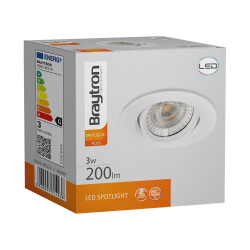 BRY-SPOTLED G1-3W-RND-WHT-4000K-LED SPOTLIGHT - 5