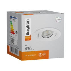 BRY-SPOTLED G1-7W-RND-WHT-3000K-LED SPOTLIGHT - 6