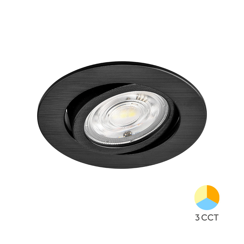 BRY-SPOTLED G3-7W-RND-BLC-3IN1-LED SPOTLIGHT - 1