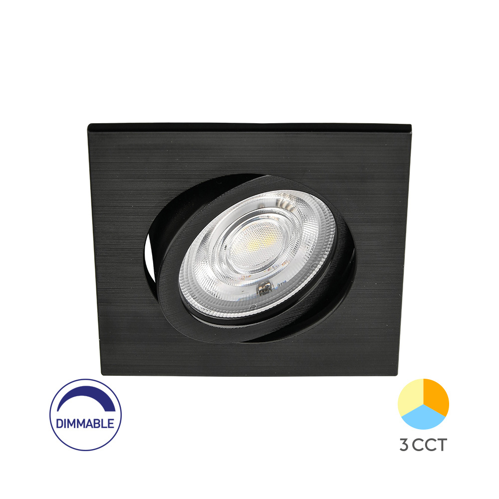 BRY-SPOTLED G3-7W-SQR-BLC-DIM-3IN1-LED SPOTLIGHT - 1