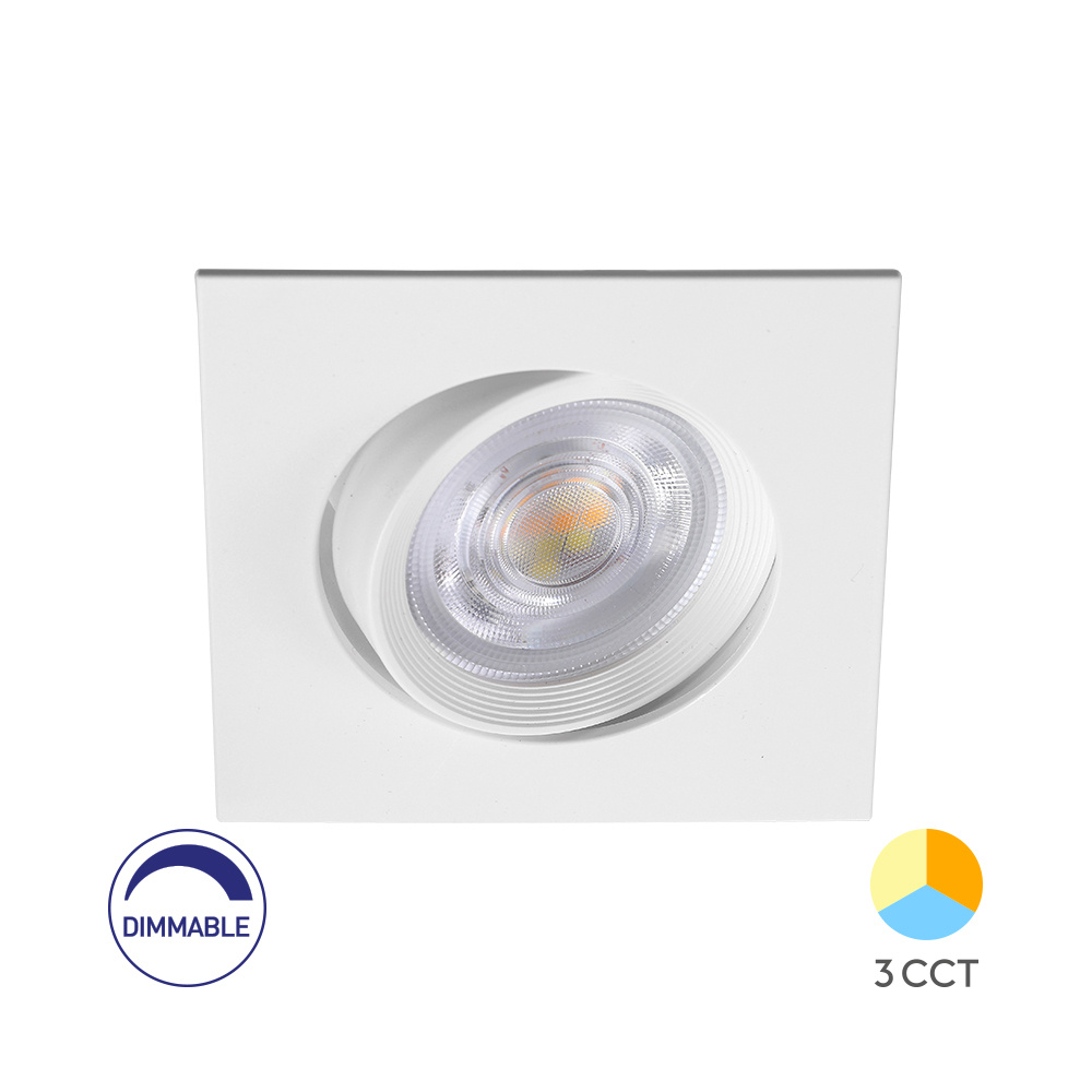 BRY-SPOTLED G3-7W-SQR-WHT-DIM-3IN1-LED SPOTLIGHT - 1