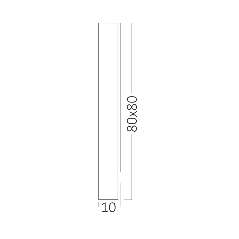 BRY-STEP-A-CS2-SQR-SLV-STEPLIGHT COVER - 4