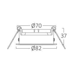 BRY-TETRA-CF-RND-WHT-IP20-SPOTLIGHT - 3