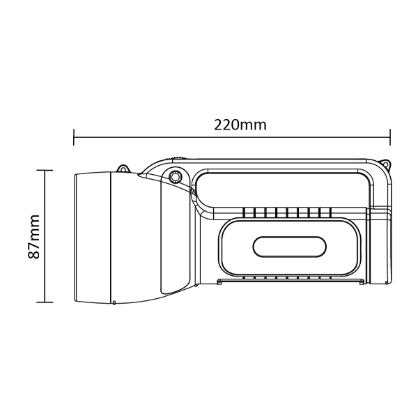 BRY-TR010-3W-6500K-WHT-RECH.TORCH - 3